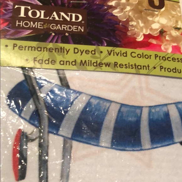 Patriotic Welcome House Flag - Picture 4 of 5